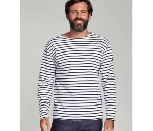 Armor lux AM120 - Marinière Manches Longues Homme 100% Coton