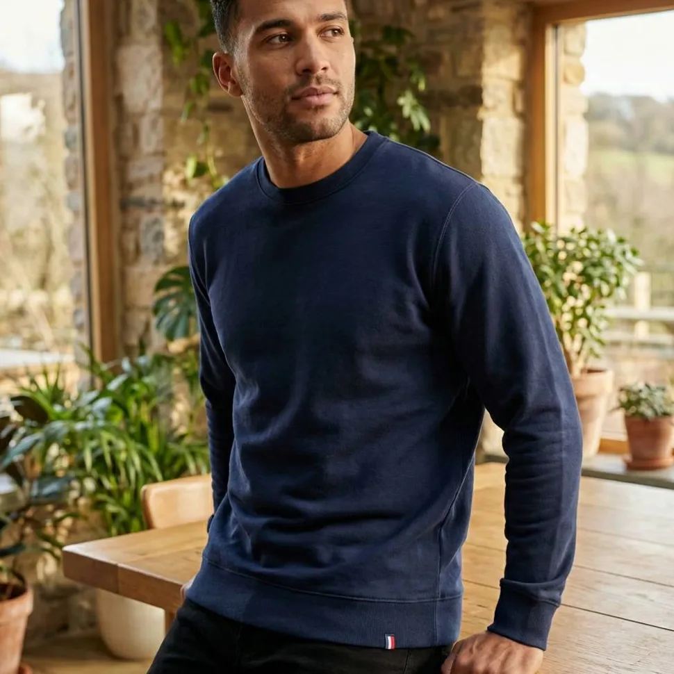 ATF 03886 - Sweatshirt Éco-Confort en Coton Bio et Polyester Recyclé