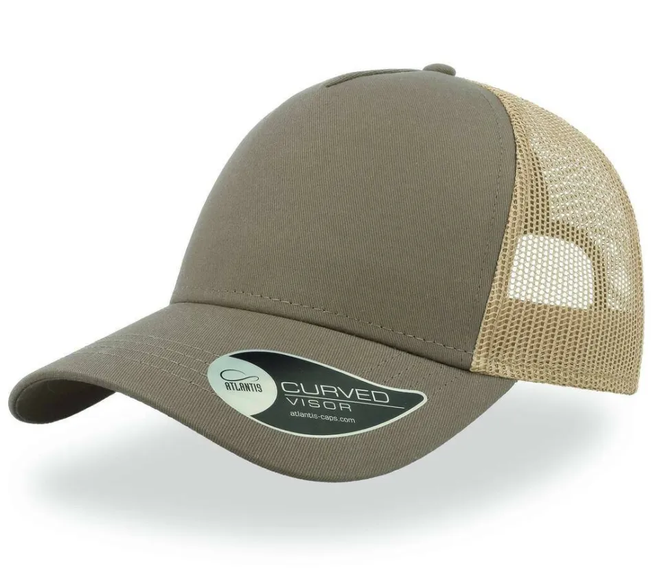 Atlantis AT085 - Casquette 5 Panneaux Trucker en Coton