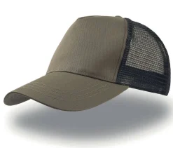 Atlantis AT085 - Casquette 5 Panneaux Trucker en Coton
