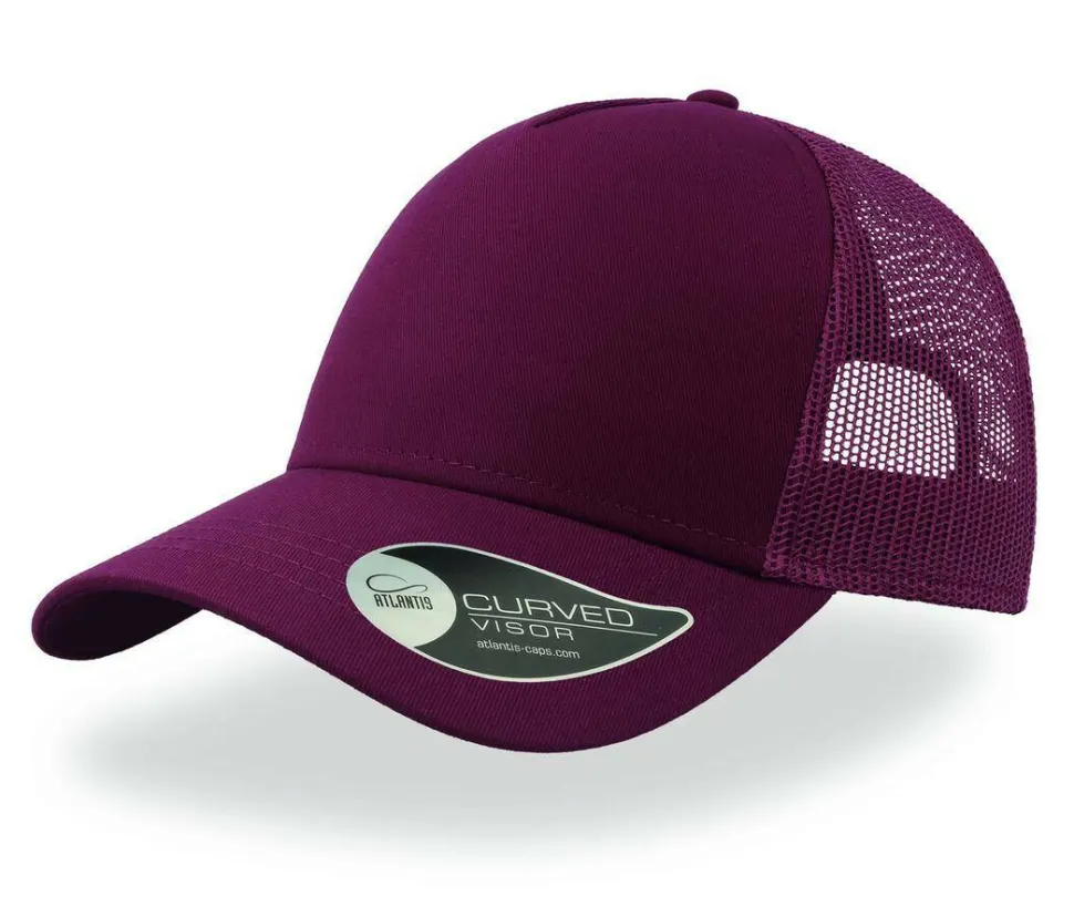 Atlantis AT085 - Casquette 5 Panneaux Trucker en Coton