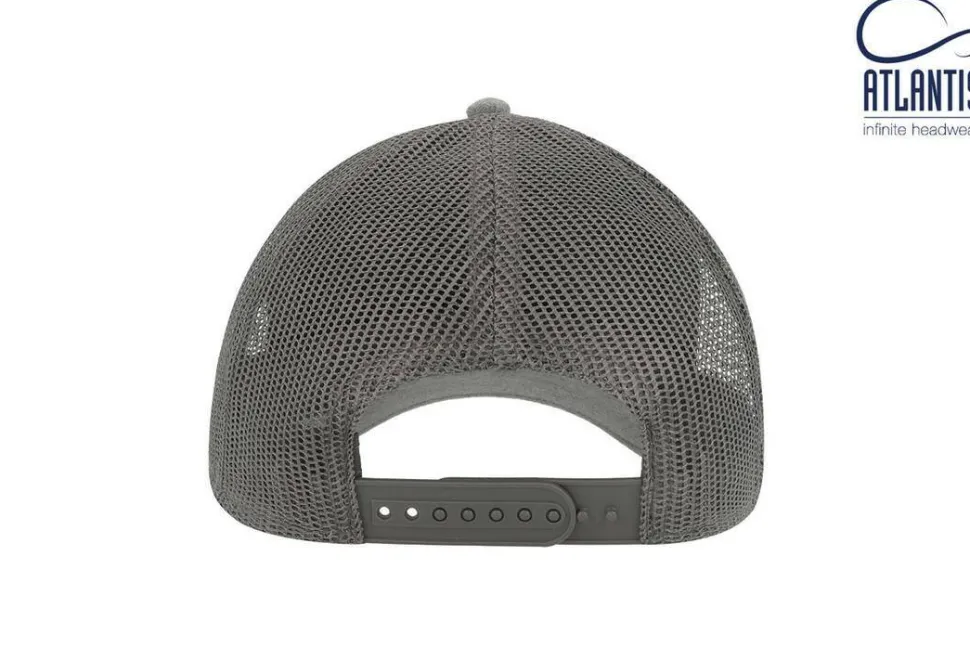 Atlantis AT083 - Casquette 5 Panneaux Visière en Jersey