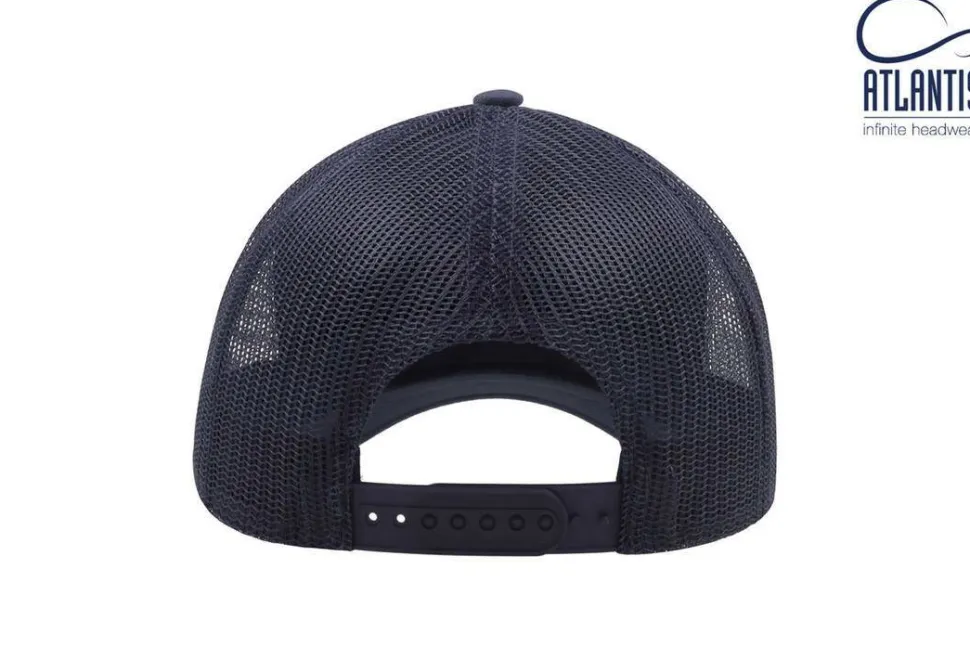 Atlantis AT083 - Casquette 5 Panneaux Visière en Jersey