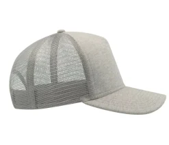 Atlantis AT083 - Casquette 5 Panneaux Visière en Jersey