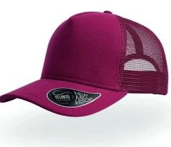 Atlantis AT083 - Casquette 5 Panneaux Visière en Jersey