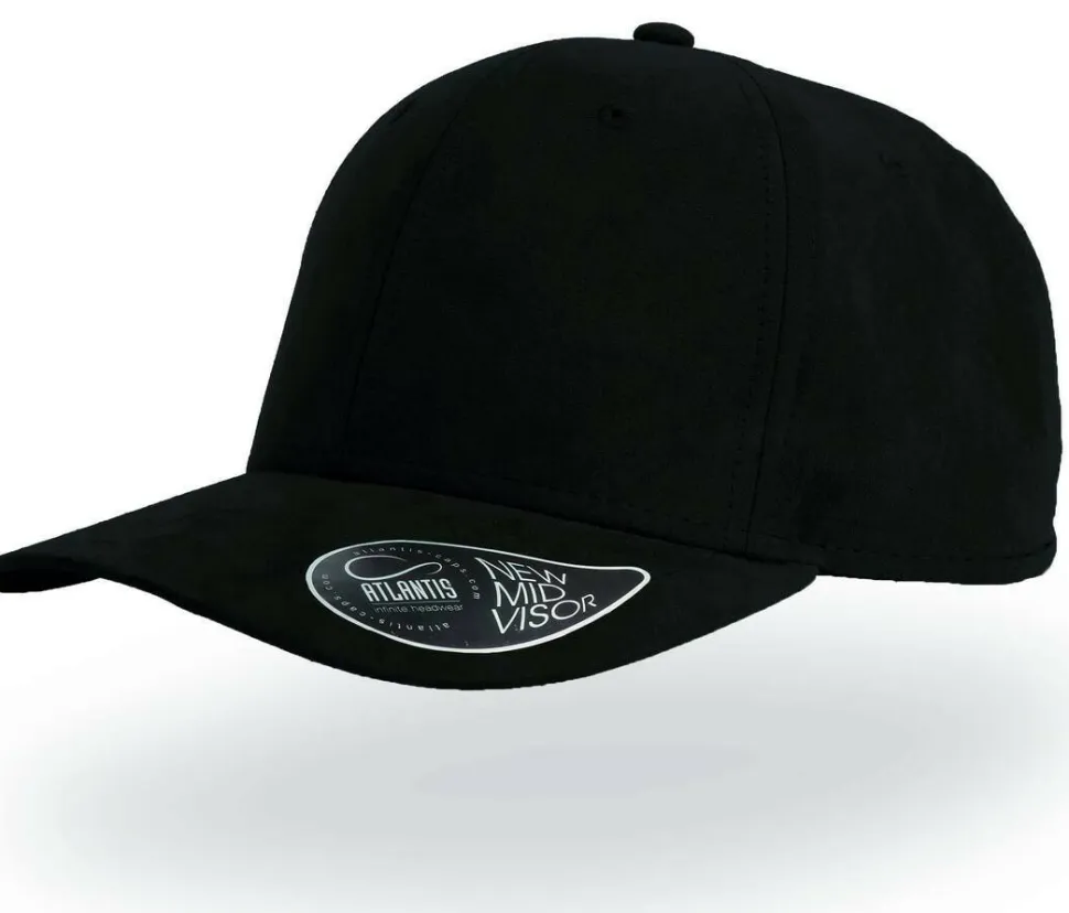 Atlantis AT058 - Casquette 6 Panneaux Mid Visor