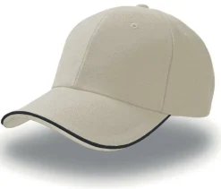 Atlantis AT077 - Casquette 6 Pans Contrastée