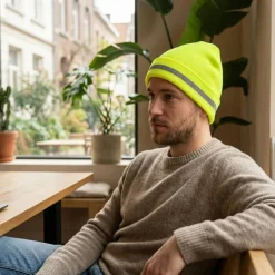 ATLANTIS HEADWEAR AT238 - Bonnet haute visibilité en polyester recyclé