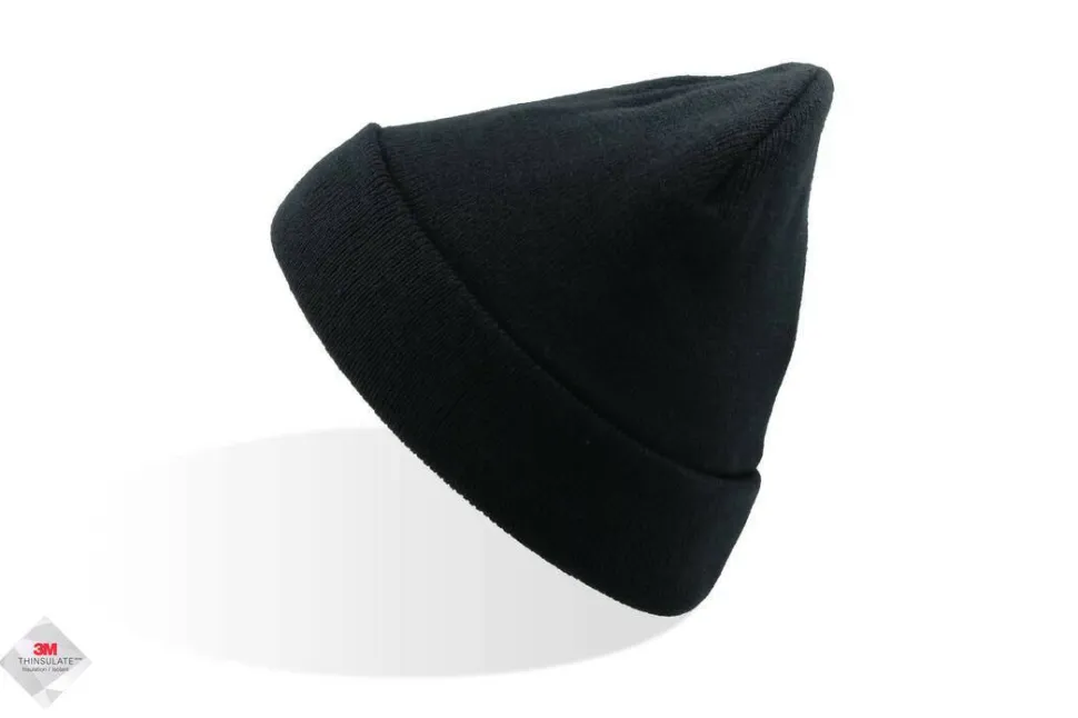 ATLANTIS HEADWEAR AT272 - Bonnet en bord côte avec rabat