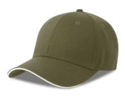 ATLANTIS HEADWEAR AT291 - Casquette 6 pans visière sandwich
