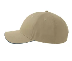 ATLANTIS HEADWEAR AT291 - Casquette 6 pans visière sandwich