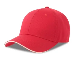 ATLANTIS HEADWEAR AT291 - Casquette 6 pans visière sandwich