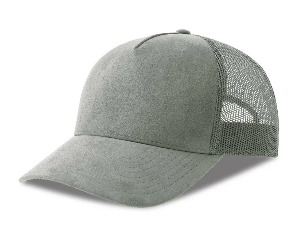 ATLANTIS HEADWEAR AT277 - Casquette style trucker en faux daim