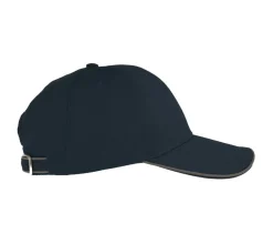 ATLANTIS HEADWEAR AT265 - Casquette 6 pans liseré réfléchissant