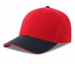 ATLANTIS HEADWEAR AT257 - Casquette 6 pans contrastée
