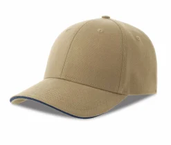 ATLANTIS HEADWEAR AT257 - Casquette 6 pans contrastée