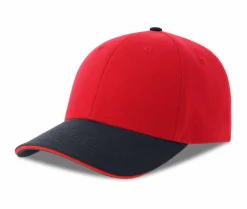 ATLANTIS HEADWEAR AT257 - Casquette 6 pans contrastée