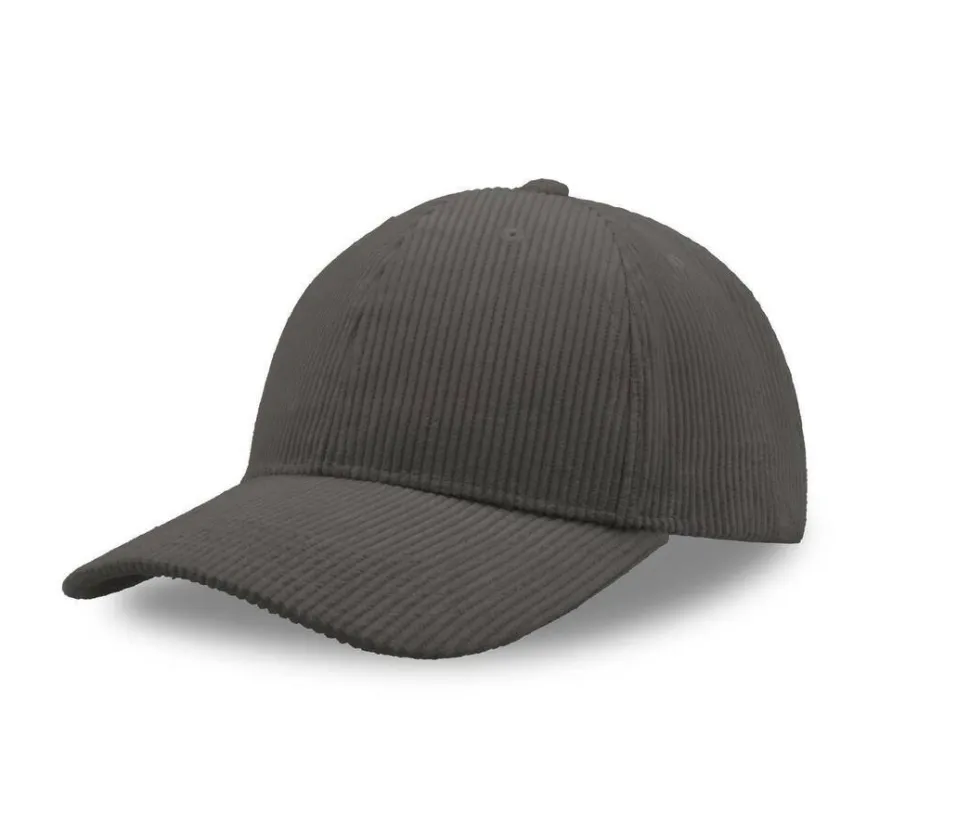ATLANTIS HEADWEAR AT241 - Casquette 6 pans en corduroy recyclé