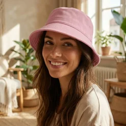 ATLANTIS HEADWEAR AT273 - Chapeau Bob en Coton Bio avec Protection UV