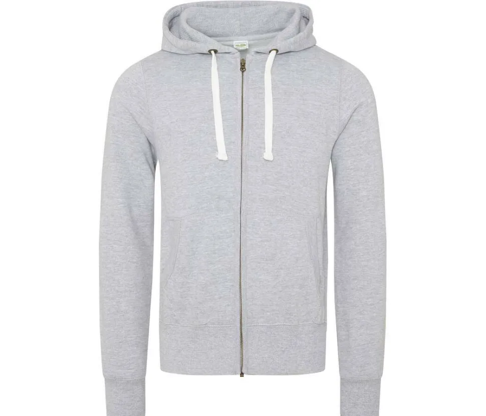 AWDIS JH052 - Sweat à Capuche Zippé Résistant et Confortable