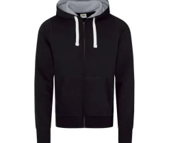 AWDIS JH052 - Sweat à Capuche Zippé Résistant et Confortable
