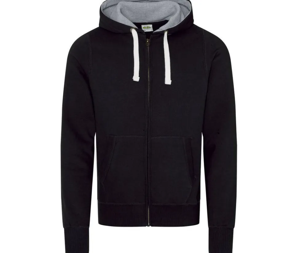 AWDIS JH052 - Sweat à Capuche Zippé Résistant et Confortable
