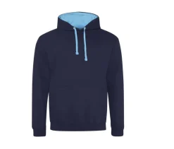 AWDIS JH003 - Sweat Capuche Contrastée