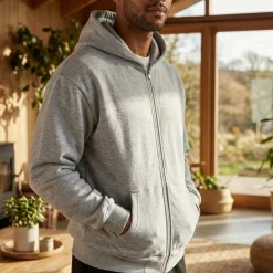 AWDIS JH125 - Sweat capuche zippé lourd
