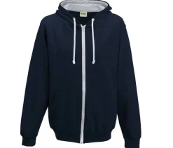 AWDIS JH053 - Sweat capuche zippé contrasté