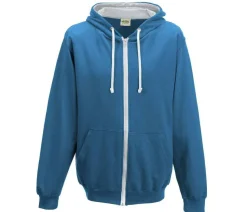 AWDIS JH053 - Sweat capuche zippé contrasté