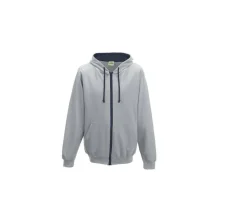 AWDIS JH053 - Sweat capuche zippé contrasté