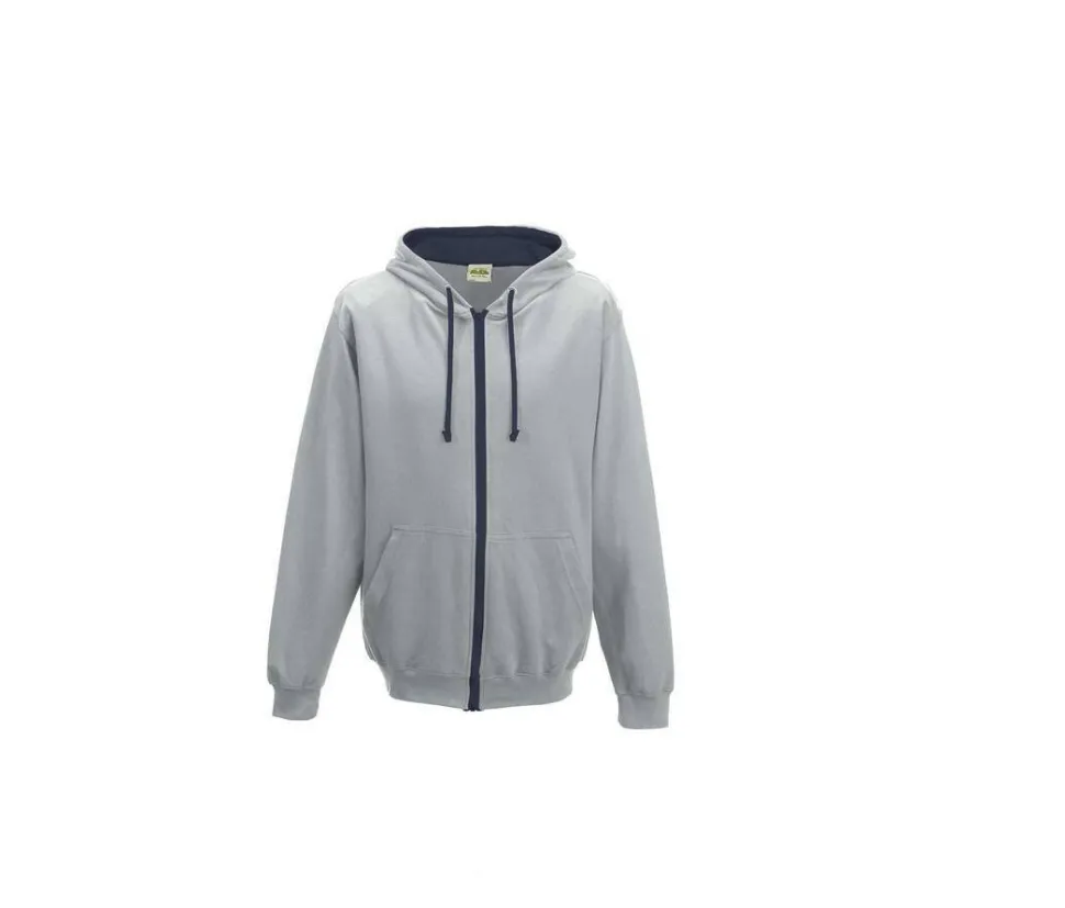 AWDIS JH053 - Sweat capuche zippé contrasté