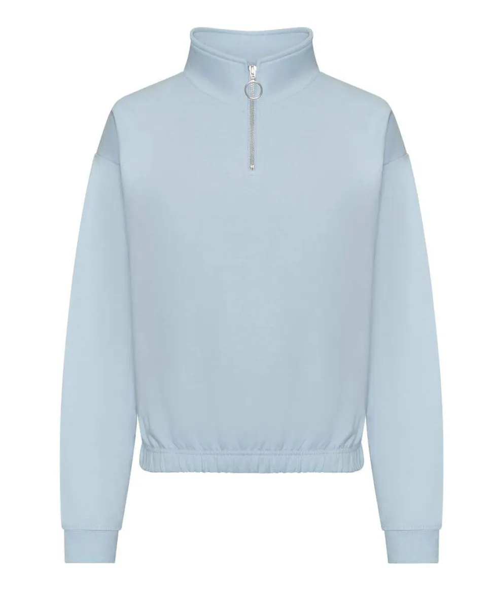 AWDIS JH037 - Sweat court col zippé femme