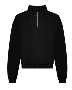 AWDIS JH037 - Sweat court col zippé femme
