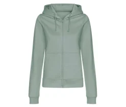 AWDIS JH050F - Hoodie Zippé Confort Femme en Coton Doux