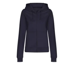 AWDIS JH050F - Hoodie Zippé Confort Femme en Coton Doux