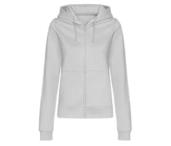 AWDIS JH050F - Hoodie Zippé Confort Femme en Coton Doux