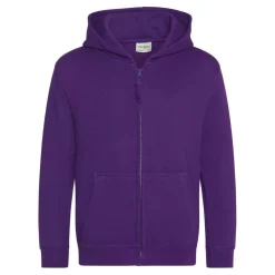 AWDIS JH050J - Sweat à Capuche avec Zip Invisible et Doublure