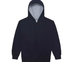 AWDIS JH03J - Sweat enfant capuche contrastée