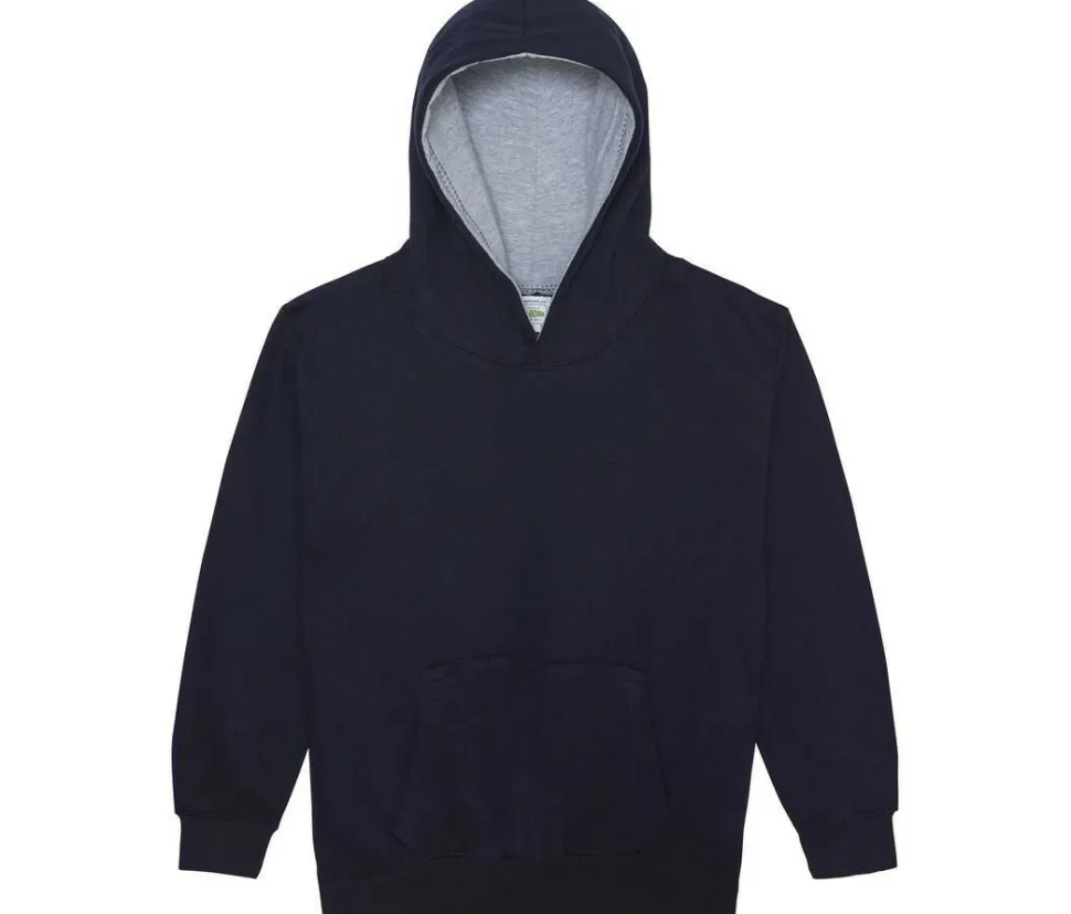 AWDIS JH03J - Sweat enfant capuche contrastée