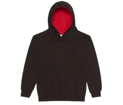 AWDIS JH03J - Sweat enfant capuche contrastée