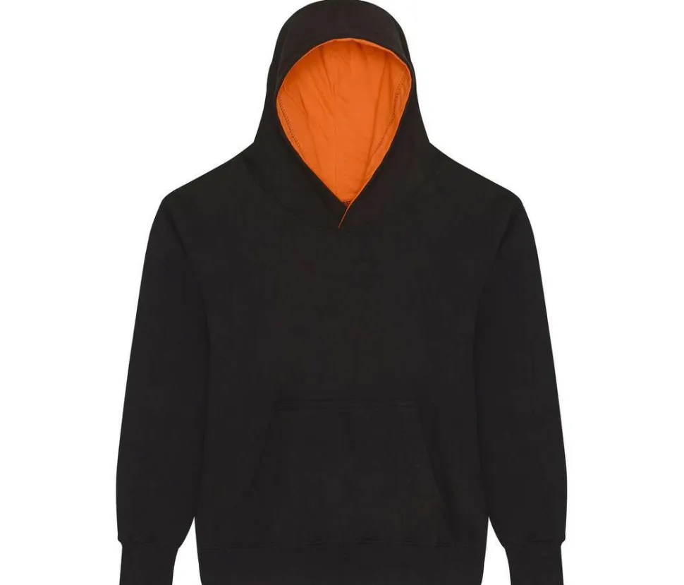 AWDIS JH03J - Sweat enfant capuche contrastée