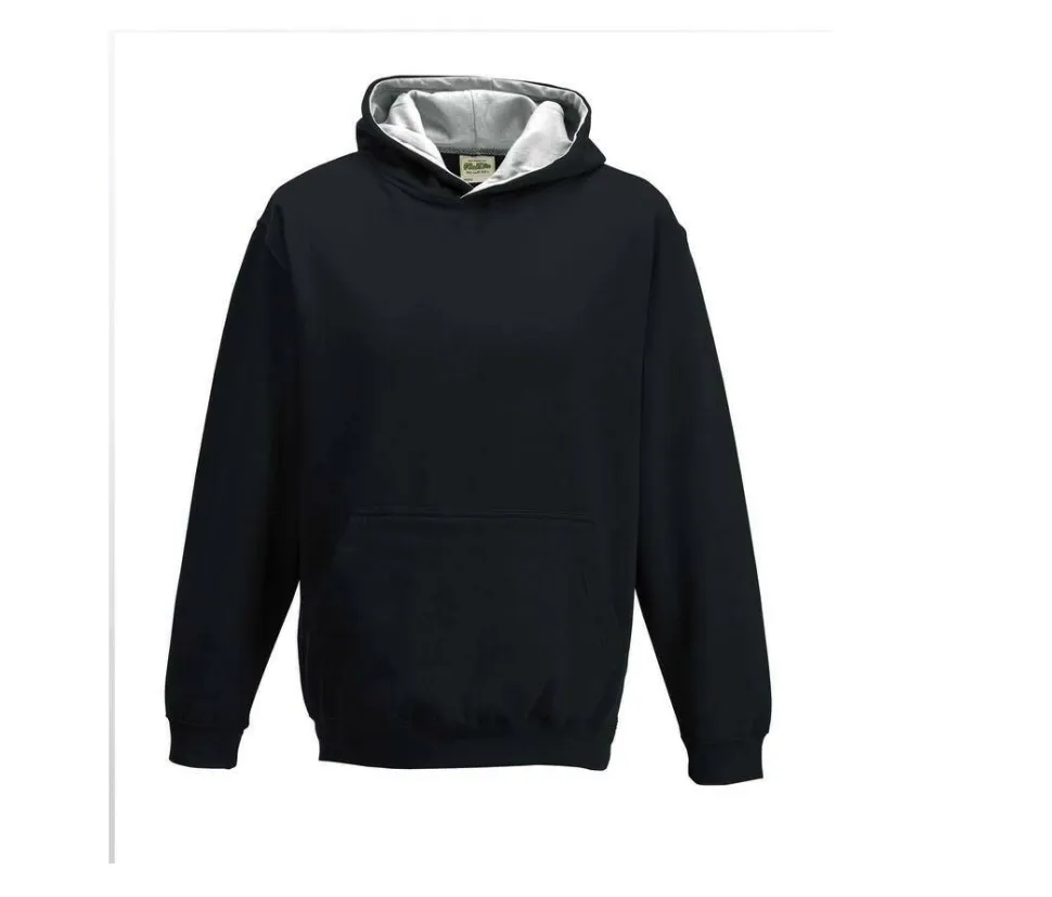 AWDIS JH03J - Sweat enfant capuche contrastée