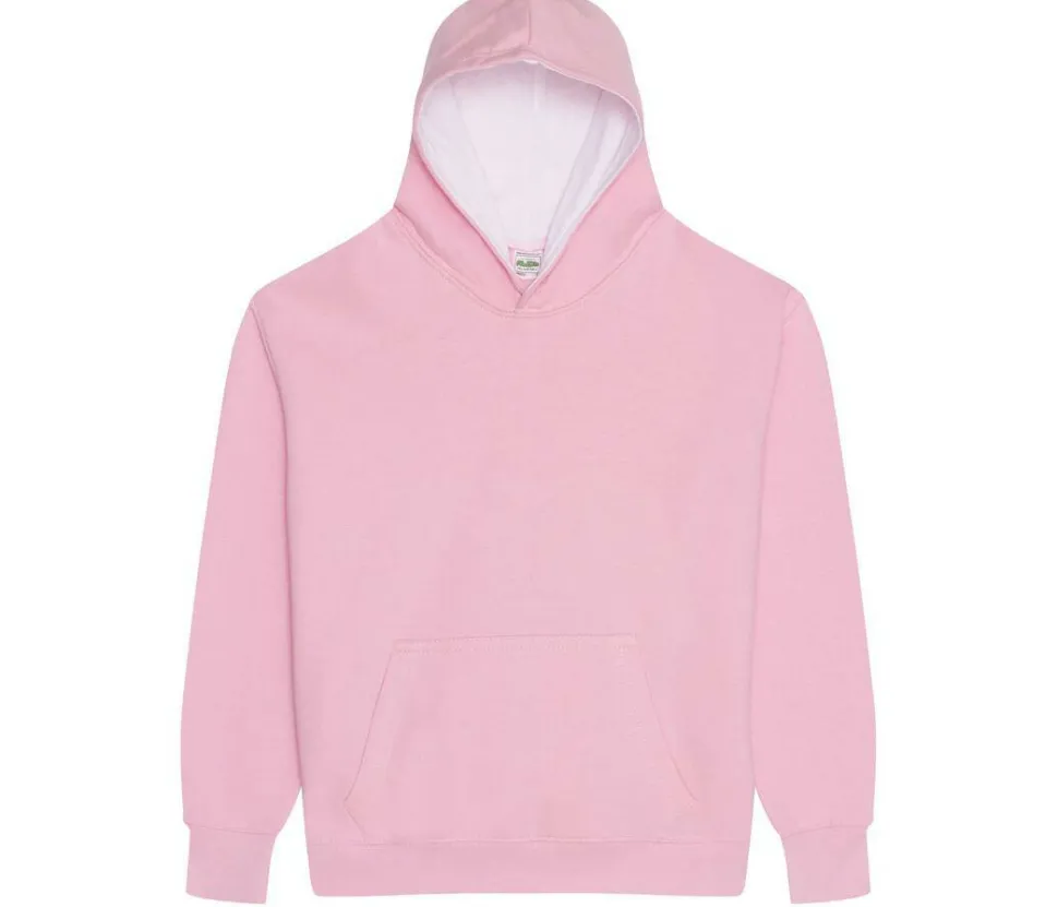 AWDIS JH03J - Sweat enfant capuche contrastée
