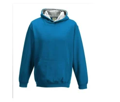 AWDIS JH03J - Sweat enfant capuche contrastée