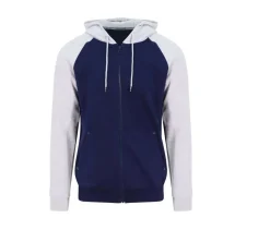 AWDIS JUST HOODS JH063 - Sweat Baseball Zippé