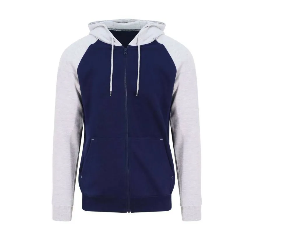 AWDIS JUST HOODS JH063 - Sweat Baseball Zippé
