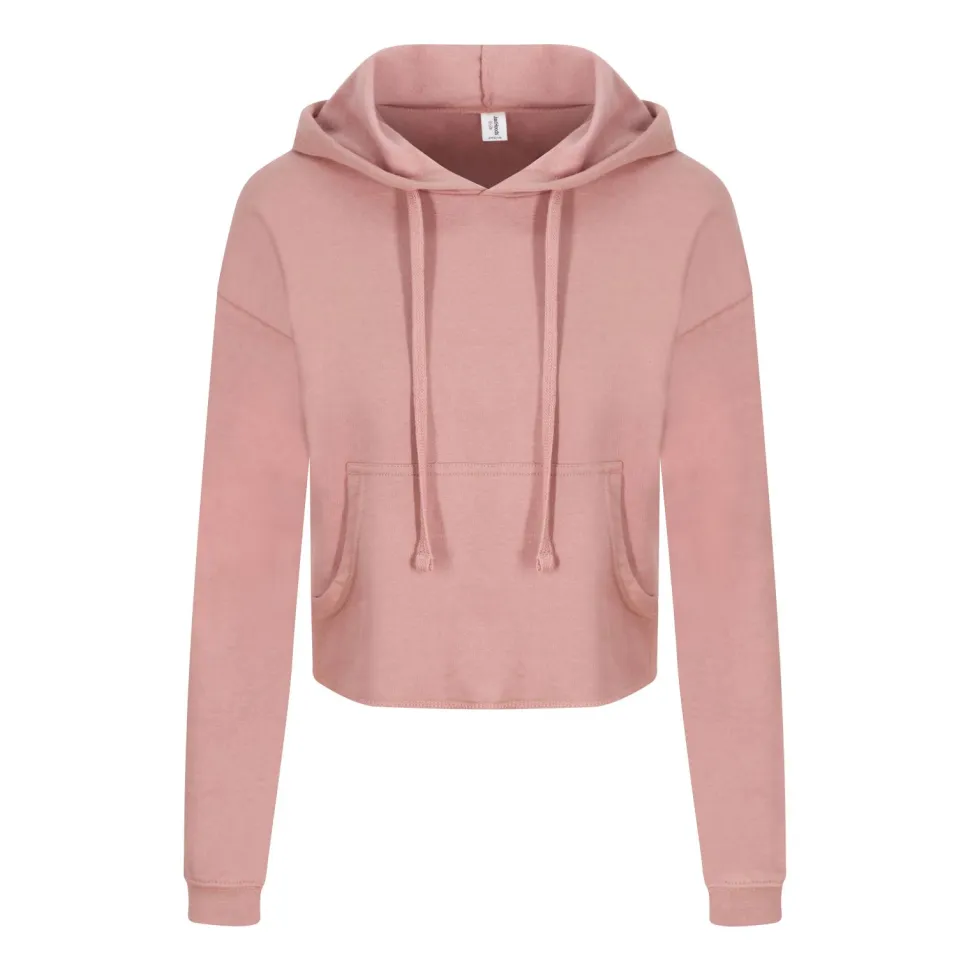 AWDIS JUST HOODS JH016 - Sweat à Capuche Court Femme Chic et Décontracté