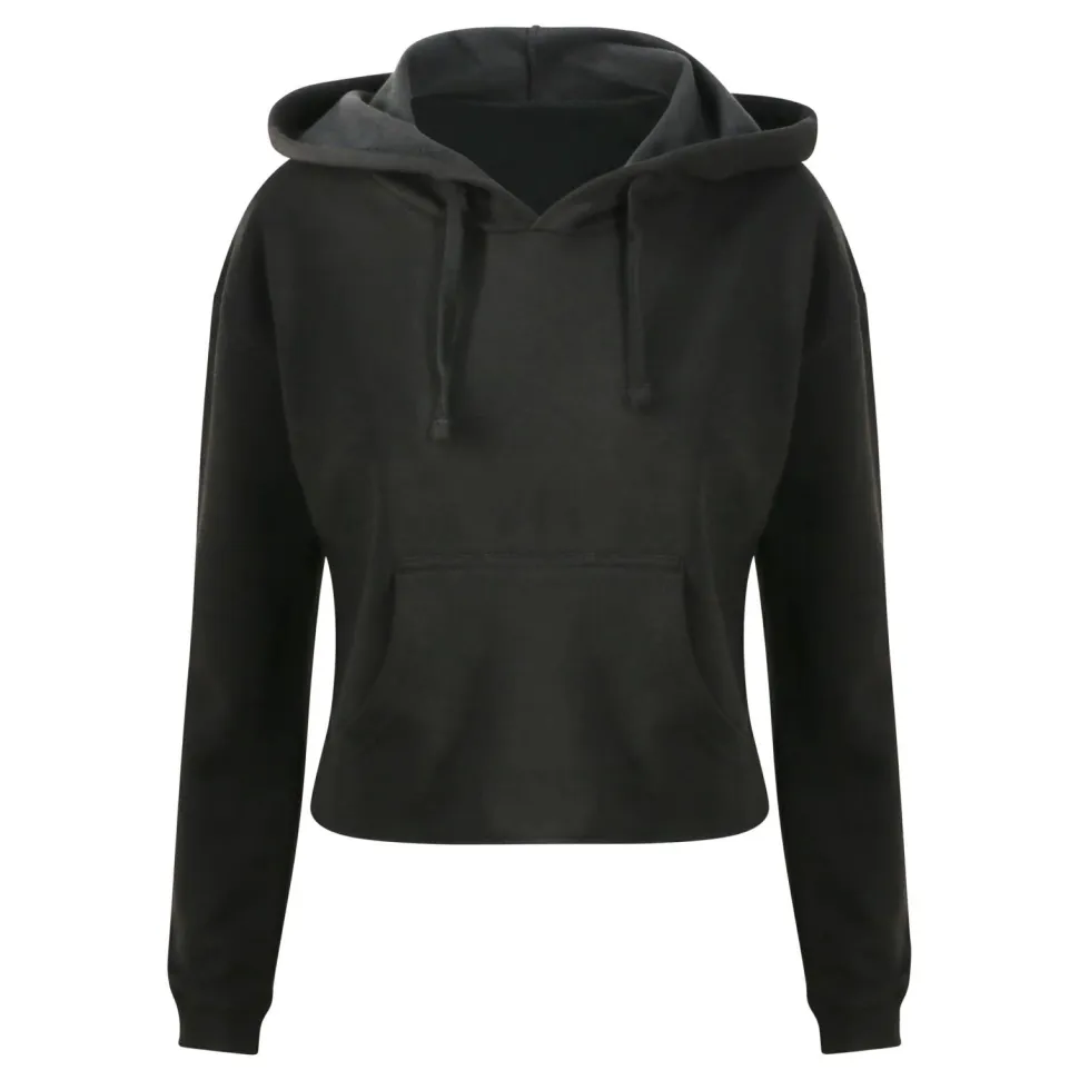 AWDIS JUST HOODS JH016 - Sweat à Capuche Court Femme Chic et Décontracté