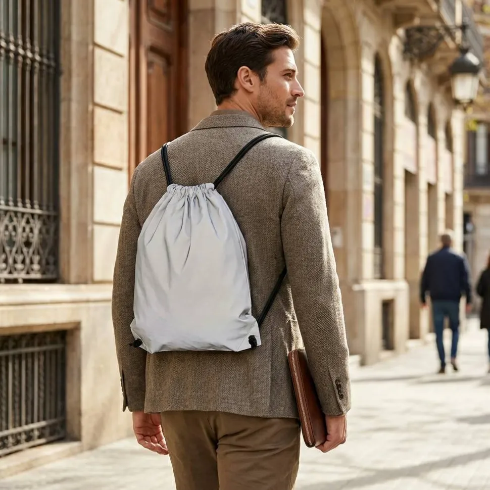 Bag Base BG137 - Sac gym réfléchissant